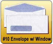 Letterhead & Envelopes - Envelope - #10 W/Window